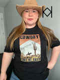 Cowboy Take Me Away Comfort Colors Tshirt