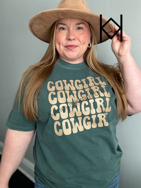 Cowgirl Stack Comfort Colors Tshirt