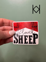 Black Sheep Waterproof Sticker