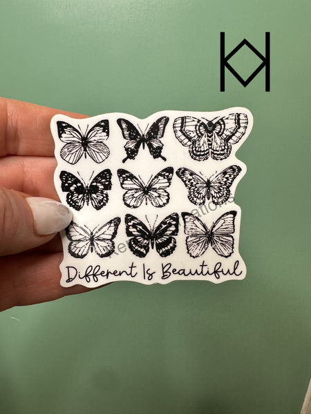Different Butterfly Waterproof Sticker