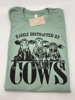 Easily Distracted By Cows Tee