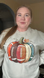 Pumpkin Football Crewneck