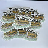 Life Is Better At The Lake Waterproof Sticker
