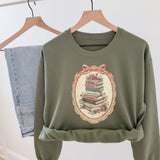 Cottage Core Book Genres Crewneck