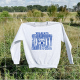 Kentucky Wildcats Stripes Crewneck