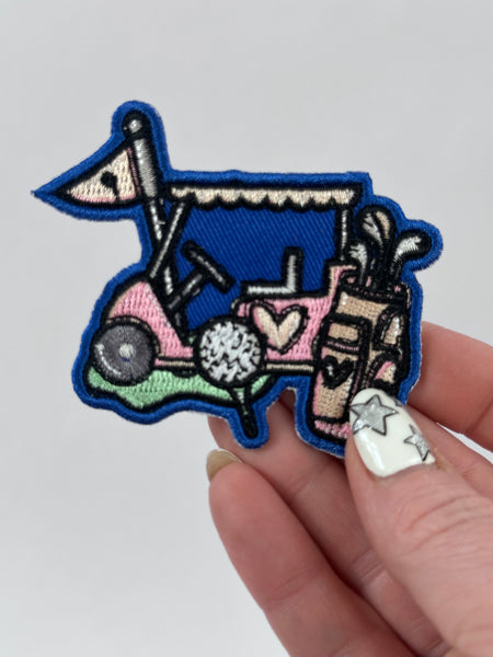 Golf Cart Adhesive Patch