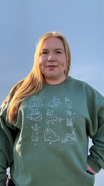 Cat Stack Crewneck