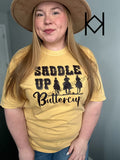 Saddle Up Buttercup Comfort Colors Tshirt
