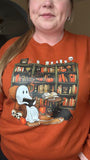 Book Nook Ghost Crewneck