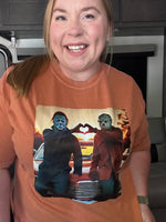 Horror Sunset Heart Hands Tshirt