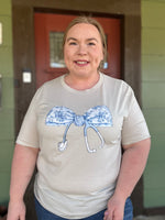 Bow Stethoscope Tshirt
