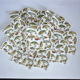 Fish Hooks Waterproof Sticker