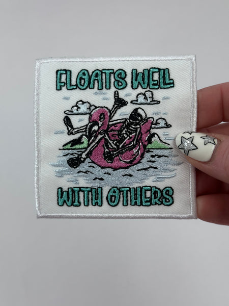 Floats Well With Others Adhesive Patch