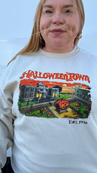Halloweentown Scene Crewneck