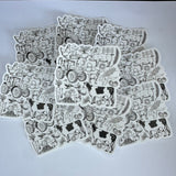 Livestock Farm And Fruit Waterproof Sticker