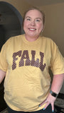 Brown Fall Polka Dot Chunky Comfort Colors Tee