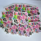 Praying Moms Club Waterproof Sticker