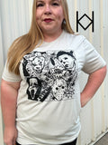 Comic Book Strip Horror Scary Tee