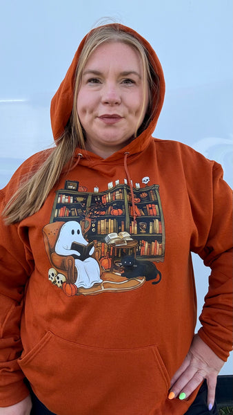 Ghost Book Nook Hoodie