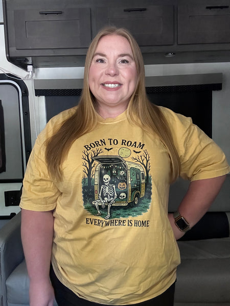 Born To Roam Everywhere Is Home Tshirt