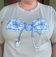 Bow Stethoscope Tshirt