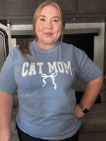 Cat Mom Bow Tshirt