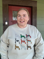 Colorful Sheep Crewneck