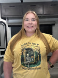 Born To Roam Everywhere Is Home Tshirt