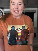 Horror Sunset Heart Hands Tshirt