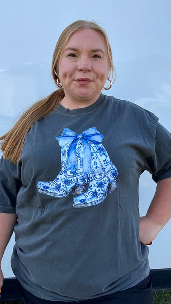 Blue Boots Tshirt