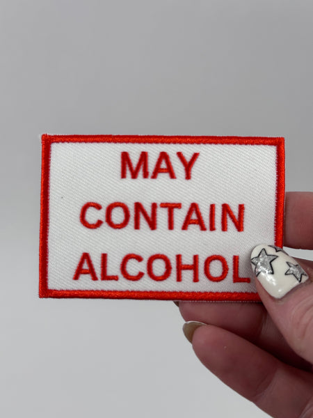 May Contain Alcohol Adhesive Patch