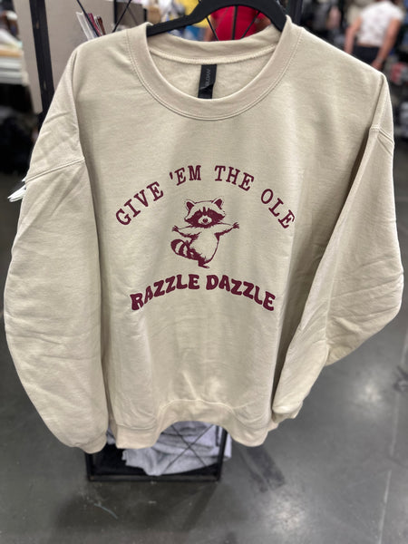 Give Them Ole Razzle Dazzle Crewneck