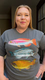 Summer Fish Stack Comfort Colors Tee