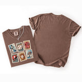 Baseball Stamps Comfort Colors Tee