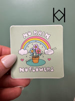 No Rain Waterproof Sticker