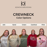 Faux Patchwork Pumpkin Crewneck